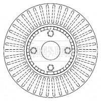 BORG & BECK Piduriketas BBD4457